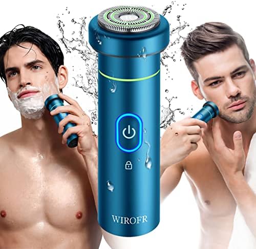 Erkekler için WİROFR elektrikli tıraş makinesi, Seyahat tıraş elektrikli tıraş makinesi, Çok fonksiyonlu taşınabilir seyahat