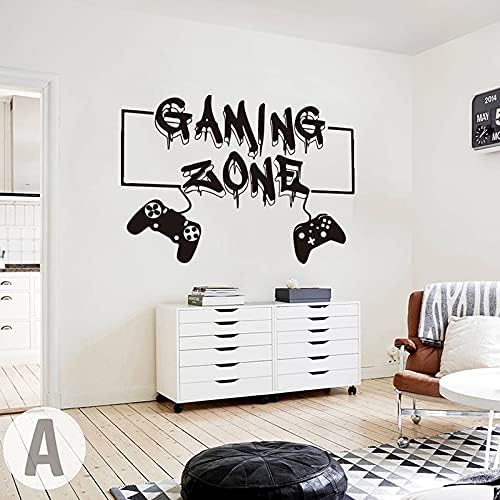 Oyun Bölgesi Yemek ve Uyku Oyunu Video Oyunu Graffiti Duvar Sticker Çocuk Odası Xbox Ps Oyun Duvar Sticker Vinil Dekoratif