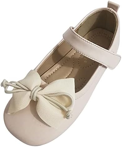 Çocuk İnci deri ayakkabı Moda Tek ayakkabı Yumuşak Tabanlı Siyah Küçük deri ayakkabı Mary Jane Tek çocuk sandaletleri