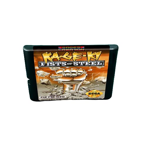 Aditi Ka-Ge-Ki-Yumruklar Çelik-Genesis MegaDrive Konsolu İçin 16 bitlik MD Oyunları Kartuş (ABD, AB Kasa)