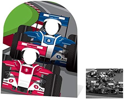 Fan Paketi - Yarış Arabaları Çocuk boyutunda Karton Kesimde Duruyor / Standee-8x10 (20x25cm) Fotoğraf içerir