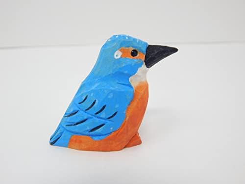 Selsela Yalıçapkını Ahşap Heykelcik Heykeli Heykel Süs Dekorasyon Minyatür Kuş Sanat Carve Küçük Hayvan