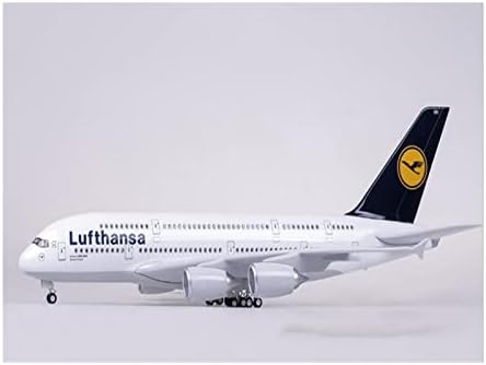 Uçak modelleri 1/160 Fit için Airbus 380 A380 havacılık uçak modeli ışıkları ve tekerlekler ile plastik reçine uçak koleksiyonu