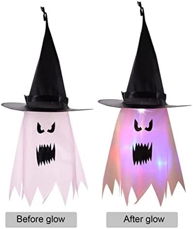 Toyvıan 10 Adet Cadılar Bayramı Süslemeleri Cadılar Bayramı Süs Asılı cadı şapkası Dekoratif cadı şapkası s Asılı Parlayan