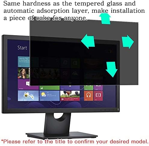 Synvy ekran koruyucu koruyucu ile Uyumlu ViewSonic VX3268-PC-mhd 31.5 Ekran Monitör Anti Casus Filmi Koruyucuları [Temperli