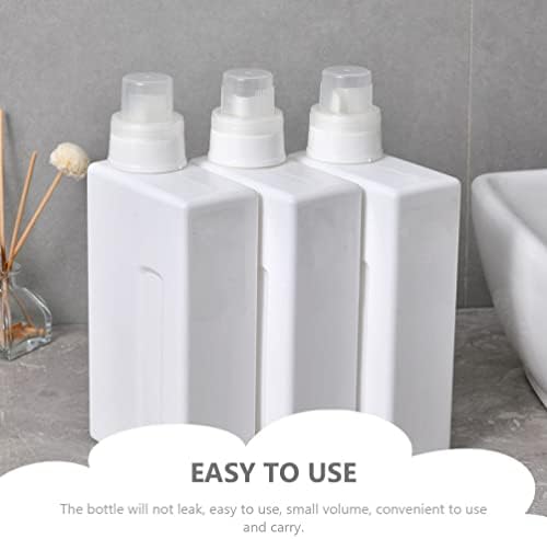 Cabilock 2 adet Doldurulabilir çamaşır deterjanı Şişesi çamaşır sabunu Dağıtıcı Boş Şampuan Depolama Pompaları Şişe Kremi