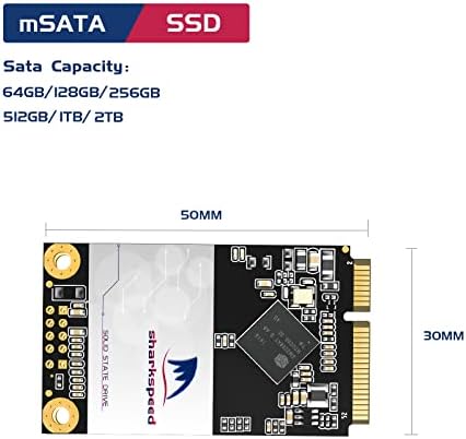 mSATA SSD 512 GB SHARKSPEED Artı Dahili Mini SATA SSD Sürücü 3D NAND Katı Hal Sürücü Mini PC Dizüstü Bilgisayarlar için Tablet