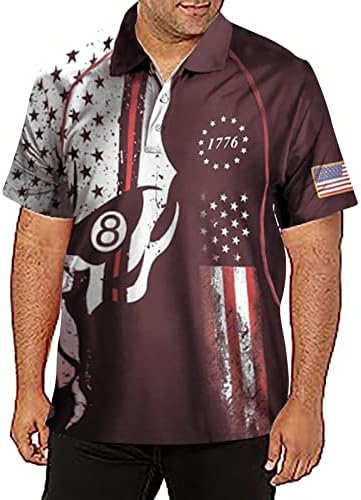 Yaz Plaj Gömlek Erkekler için erkek Klasik Bağımsızlık Günü Amerikan Bayrağı Gömlek Kısa Kollu Gömlek İnek Baskı