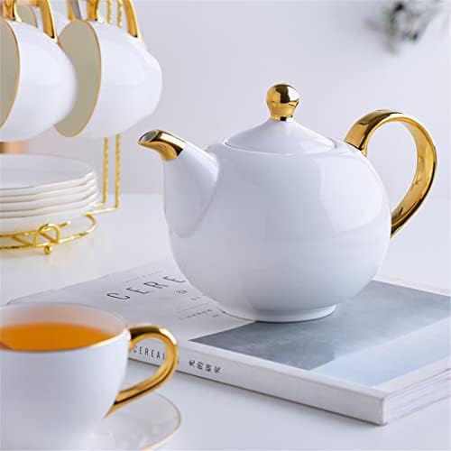 HDRZR Zarif kemik çin çay seti çay bardağı seramik saksı çiçeği çaydanlık seti kahve fincanı platin jant çay bardağı çay