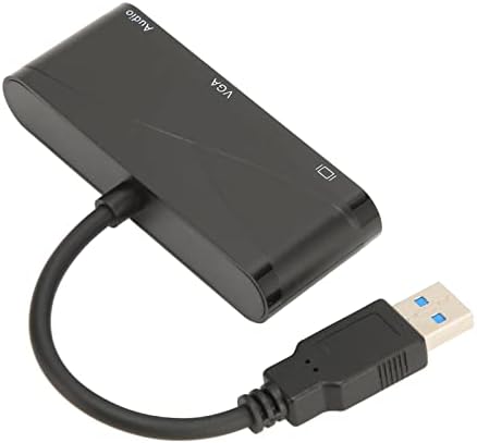 Pyhodı USB'den VGA Adaptörüne, USB 3.0'dan VGA Dönüştürücüye 2'si 1 arada 5Gbps PC için Yaygın olarak Uyumludur