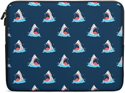 Köpekbalığı Desen Dayanıklı Laptop çantası Rahat Moda Laptop Çantası İnce Bilgisayar Çantası İş Evrak Çantası