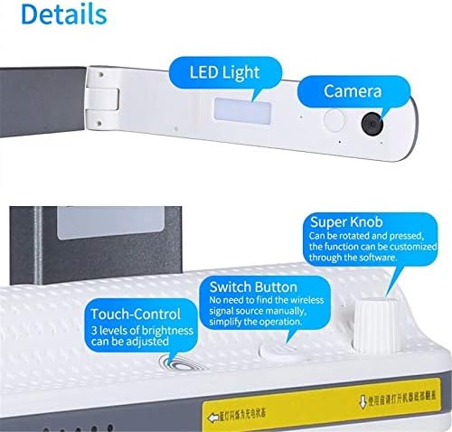 Teerwere Kitap Tarayıcı 5.8 G belge kamerası Tarayıcı 8MP HD Kamera A4 Yakalama Boyutu led ışık Dahili Şarj Edilebilir Pil