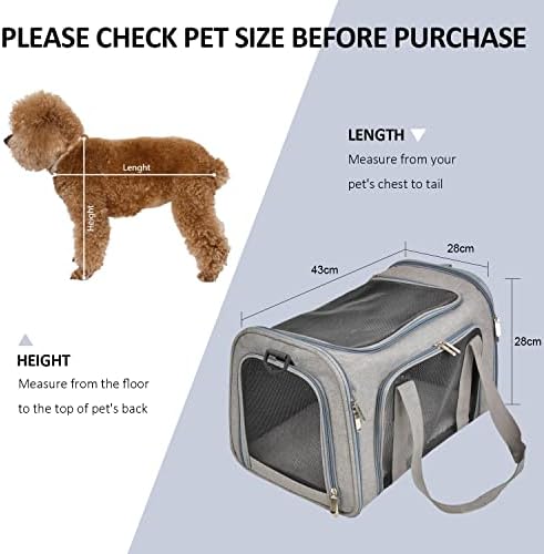 ZSEDP Köpek Köpek Sırt Çantası Kediler Taşıma Çantası Pet Taşıma Çantası Seyahat Çantaları Kediler için Köpek Aksesuarları