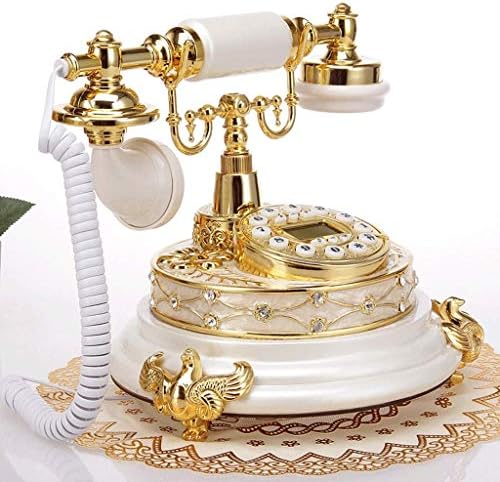 ZLBYB Antika Telefon, Sabit Dijital Vintage Telefon Klasik Avrupa Retro Sabit Telefon Kablolu Asılı Kulaklık Ev Otel Ofis