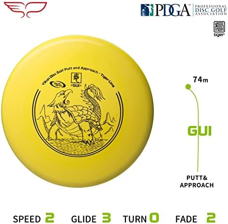Yıkun disk Golf Başlangıç Seti PDGA onaylı yeni başlayanlar diskler Golf Seti 4 in 1,ışık hattı ile Diskler Golf Seti İçerir