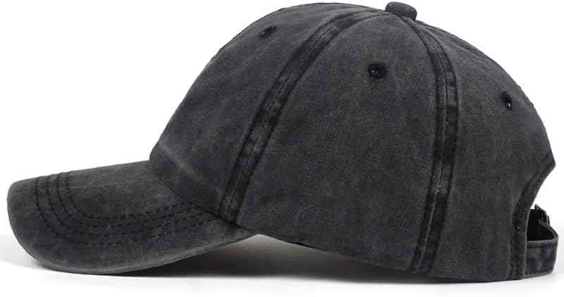 BBDMP Hip Hop beyzbol şapkası Papa Şapkalar Pamuk Yıkanabilir Ayarlanabilir golf şapkaları Kadın Erkek güneş şapkası (Renk