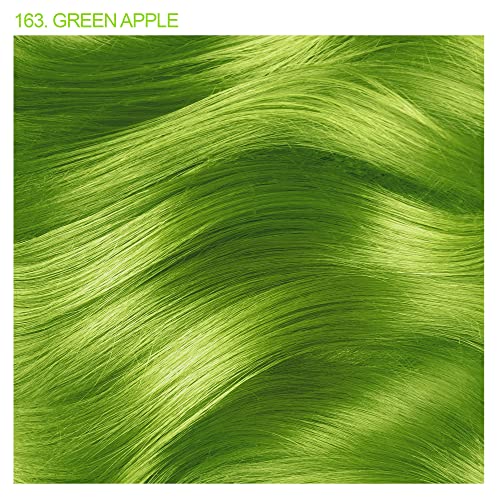 Adore Yarı Kalıcı Saç Rengi-Vegan ve Zulümsüz Saç Boyası - 4 Fl Oz-163 Yeşil Elma (1'li Paket)