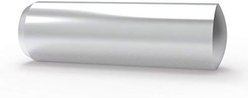 FixtureDisplays ® Standart Dübel Pimi-İnç Emperyal 5/8 X 2 Düz Alaşımlı Çelik +0.0001 ila + 0.0003 inç Tolerans Hafifçe Yağlanmış