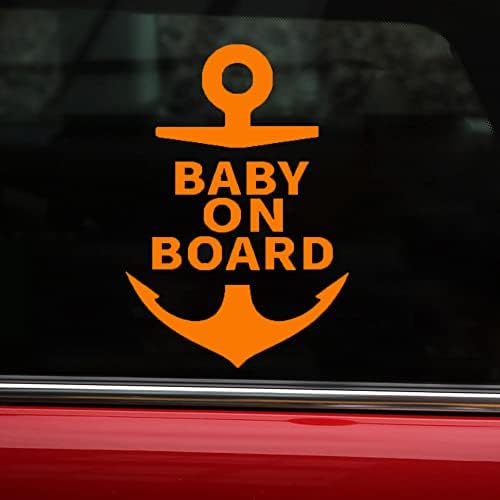 3 Adet Paketi Çapa Bebek gemide Araba Çıkartmaları ve Çıkartmaları Çocuklar Gemide Bebek arabada Komik Araba Styling tampon