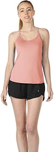 ıcyzone Egzersiz Tankı Üstleri Kadınlar için Atletik Egzersiz Yoga Üstleri Aç Geri Strappy koşu tişörtü