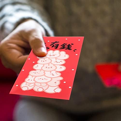 PRETYZOOM Kırmızı Zarflar 20 adet Zarflar 2023 Yeni Yıl Partisi Şanslı Para Paketleri Hong Bao Zarflar Yeni Yıl Doğum Günü