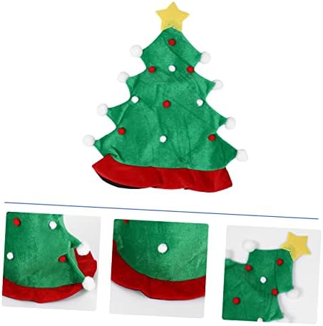 Toyvıan 1 adet Noel Baba Şapkası Komik Noel Şapkası Noel Ağacı Şapkaları Ağaç şeklinde Şapka Çocuklar için Noel Baba Kostümü