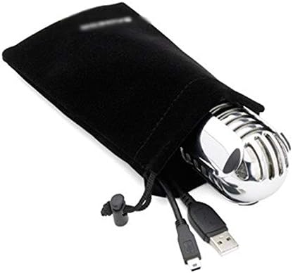 SBSNH Kayıt Kondenser Mikrofon Katlanabilir arka Bacak USB kablosu ile bilgisayar için Taşıma Çantası (Renk: Siyah)