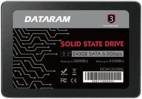 Dataram 240 GB 2.5 SSD Sürücü Katı Hal Sürücü ile Uyumlu ASROCK FATAL1TY Z170 Oyun K4