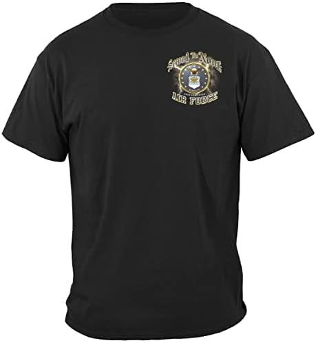 Hava Kuvvetleri için Erazor Bit Tişörtleri, Amerikan Vatansever USAF Gömlekleri, %100 Pamuk