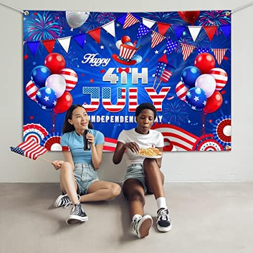 4 temmuz Dekorasyon Vatansever Parti Zemin, Amerikan Bayrakları Bağımsızlık Günü Fotoğraf Arka Plan Afiş Anma Günü Gaziler