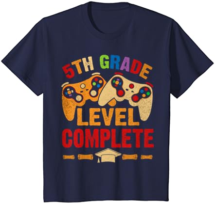 5. seviye Komple Mezuniyet Okulun Son Günü Grad Çocuk T-Shirt
