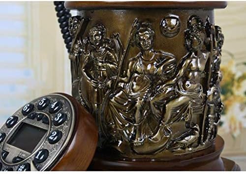 KLHHG Retro Vintage Telefon Telefonları Klasik Masa Sabit Telefon Gerçek Zamanlı ve Arayan KİMLİĞİ Ekran Ofis Ev Oturma Odası