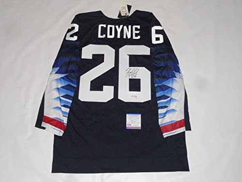 Kendall Coyne İmzalı 2018 Olimpiyatları ABD Takımı Hokey Forması Lisanslı Psa Coa İmzalı Olimpiyat Formaları