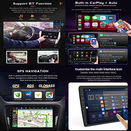 FBKPHSS Android Araba Radyo Mazda 6 2012-2017 için, araba Radyo Çift DİN ile 9 İnç Dikey Dokunmatik Ekran / GPS Navigasyon