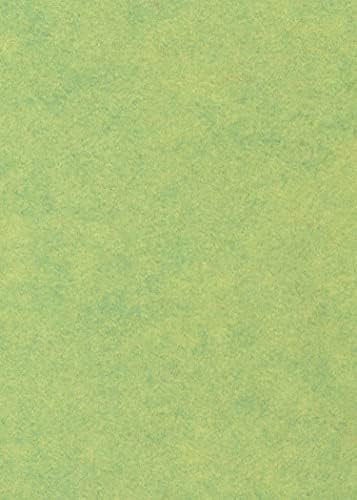 Fıstıklı Dondurma Yeşil Yün Keçe Büyük Boy Sac - %35 Yün Karışımı-1 12x18 inç Sac