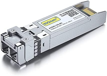[4'lü Paket] 5 Metrelik OM3 lc'den lc'ye Fiber Optik Kablo ve 10G SR SFP + Alıcı-Verici