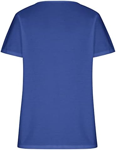 Bayan Artı Boyutu T Shirt Casual 2023 Yaz Üstleri Gevşek Fit Crewneck Tees Kısa Kollu Henley Gömlek Katı Temel Bluz