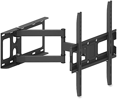 Çoğu 32-60 inç Düz Kavisli TV için Montajlı Paslanmaz Çelik TV Duvar Standları, 35 kg'a kadar Yatak Odası için TV Duvar Standı