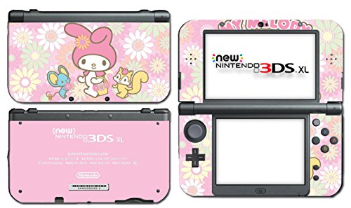 Benim Melody Sevimli Pembe Hello Kitty Video Oyunu Vinil Çıkartması Cilt Sticker Kapak için Yeni Nintendo 3DS XL LL 2015