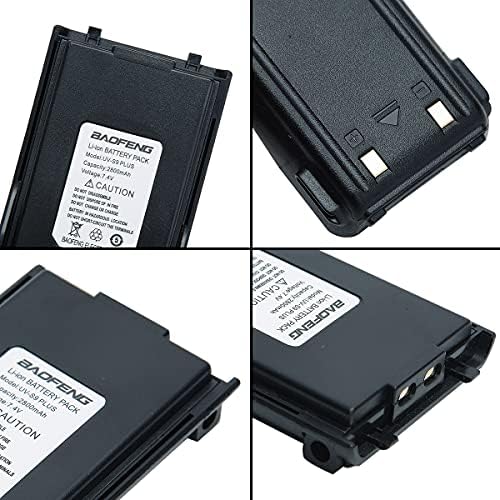 BAOFENG 2 Paketi UV-S9 2200 mAh Orijinal Pil için USB şarj kabloları ile UV-S9 UV-S9X3 UV-S9 Artı Vb İki Yönlü Radyo Şarj