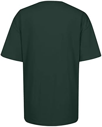 Yaz Sonbahar Bluz Gömlek Bayan Kısa Kollu 2023 Giyim Moda Ekip Boyun Pamuk Grafik Büyük Boy Komik Gömlek İT