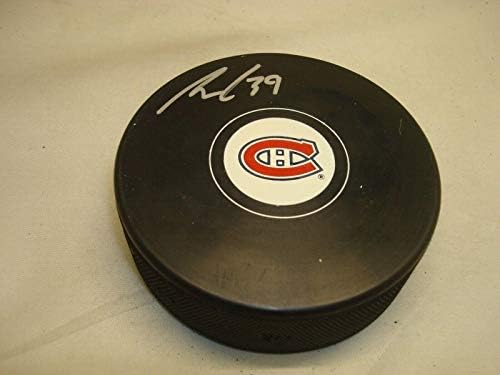 Mike Condon İmzalı Montreal Canadiens Hokey Diski İmzalı 1A İmzalı NHL Diskleri