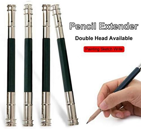 Kalem Genişletici Uzatıcı Tutucu Metal Kömür Klip Kroki Beraberlik Yazma (5'li paket)