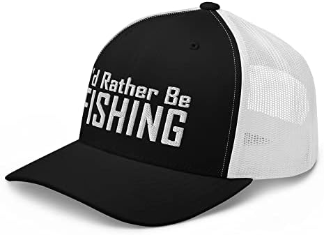 Komik Balıkçı Balıkçılık Sevgilisi işlemeli şoför şapkası Kap, Balık tutmayı Tercih Ederim