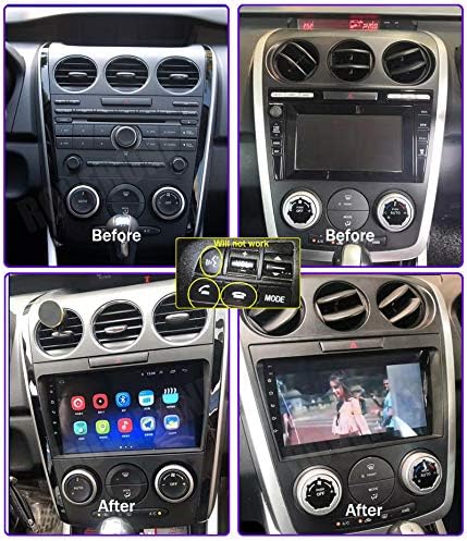 RoverOne Araba Stereo Radyo Mazda CX 7 için CX-7 CX7 2008-2012 Android Multimedya Oynatıcı GPS Navigasyon Dokunmatik Ekran