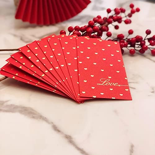 20 Adet Çin Kırmızı Zarf Çin Şanslı Para Zarfları Hong Bao Düğün, Yeni Yıl, Hediye-B