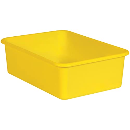 Öğretmen Kaynakları Yarattı ® Sarı Büyük Plastik Saklama Kutusu
