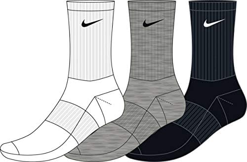 Nike Unisex Günlük Hafif Mürettebat Eğitim Çorapları (3 Çift)