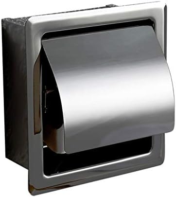 FXBZA rulo kağıt havlu tutucu Standı Gömme Paslanmaz Çelik Su Geçirmez Dayanıklı rulo peçete Tutucu Banyo Otel Mutfak için-Paslanmaz