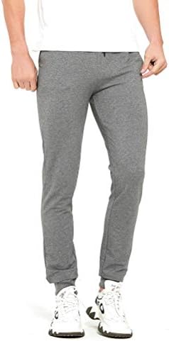 Idtswch 34/36/38/40 Uzun Inseam erkek Uzun Sweatpants Joggers Slim Fit egzersiz pantolonları Uzun Erkekler için